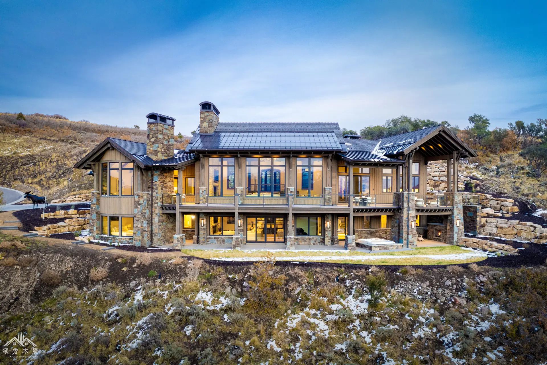 北美重型木结构私人庄园