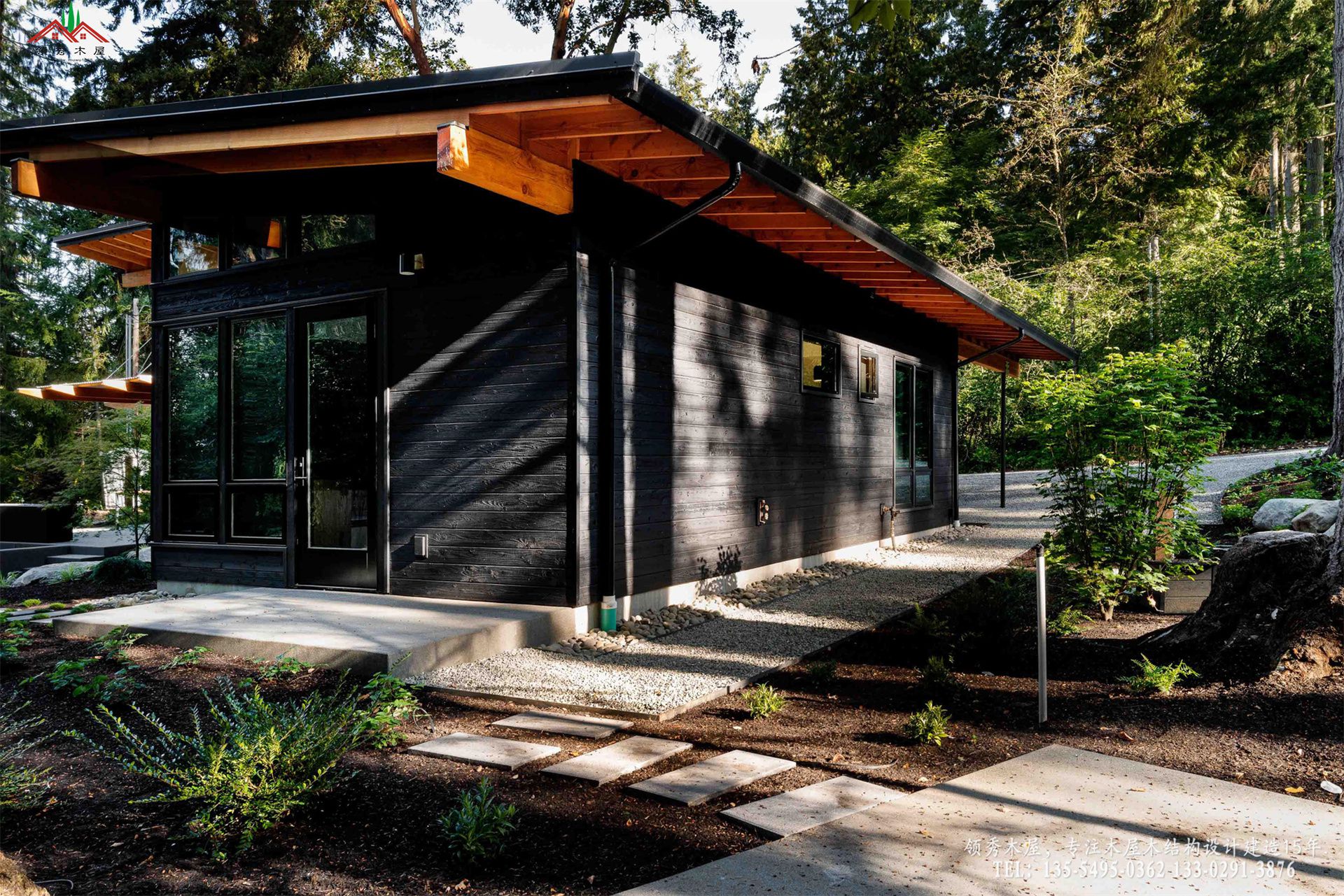 现代森林木屋-外景整体特写03