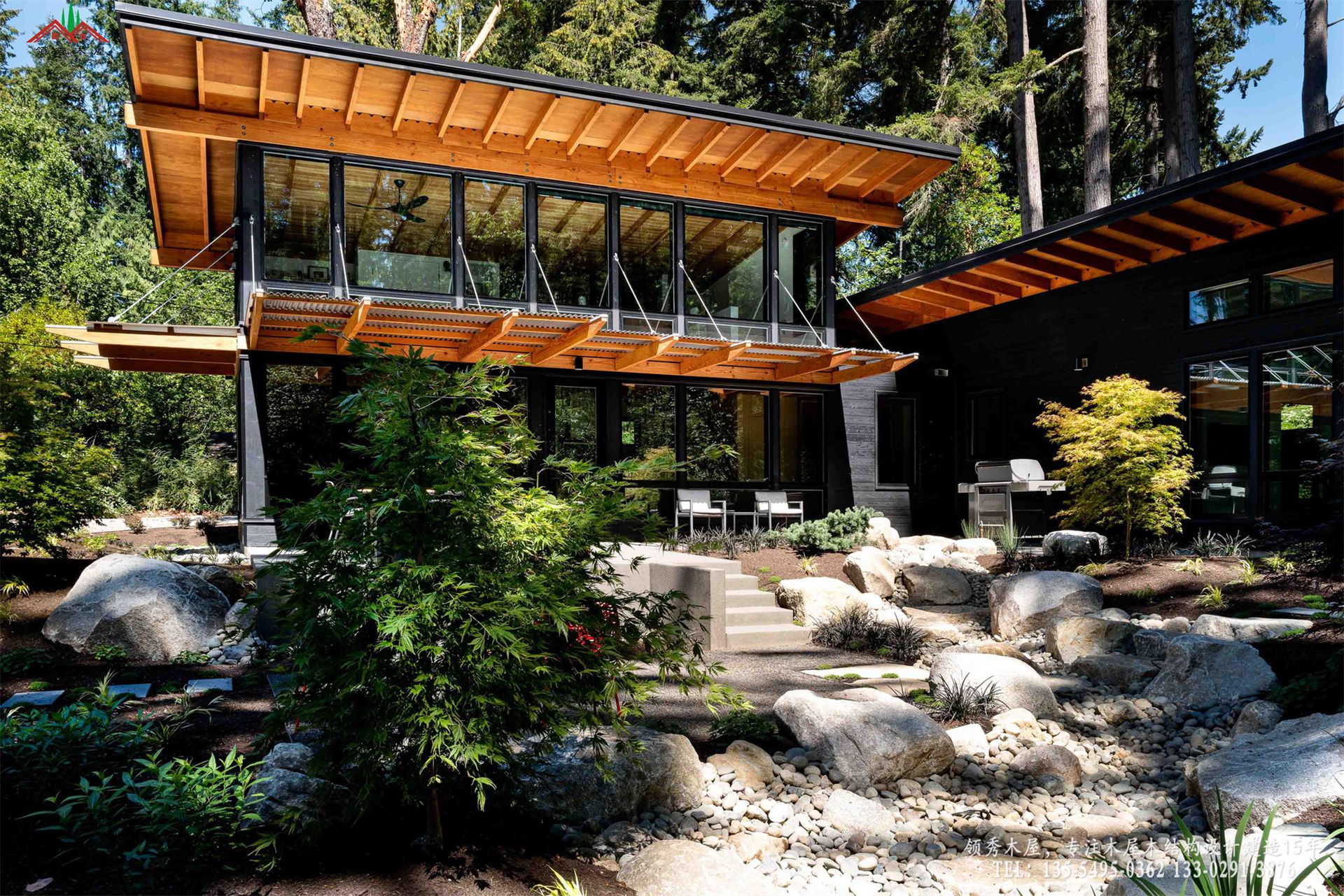 现代森林木屋-外景整体特写04