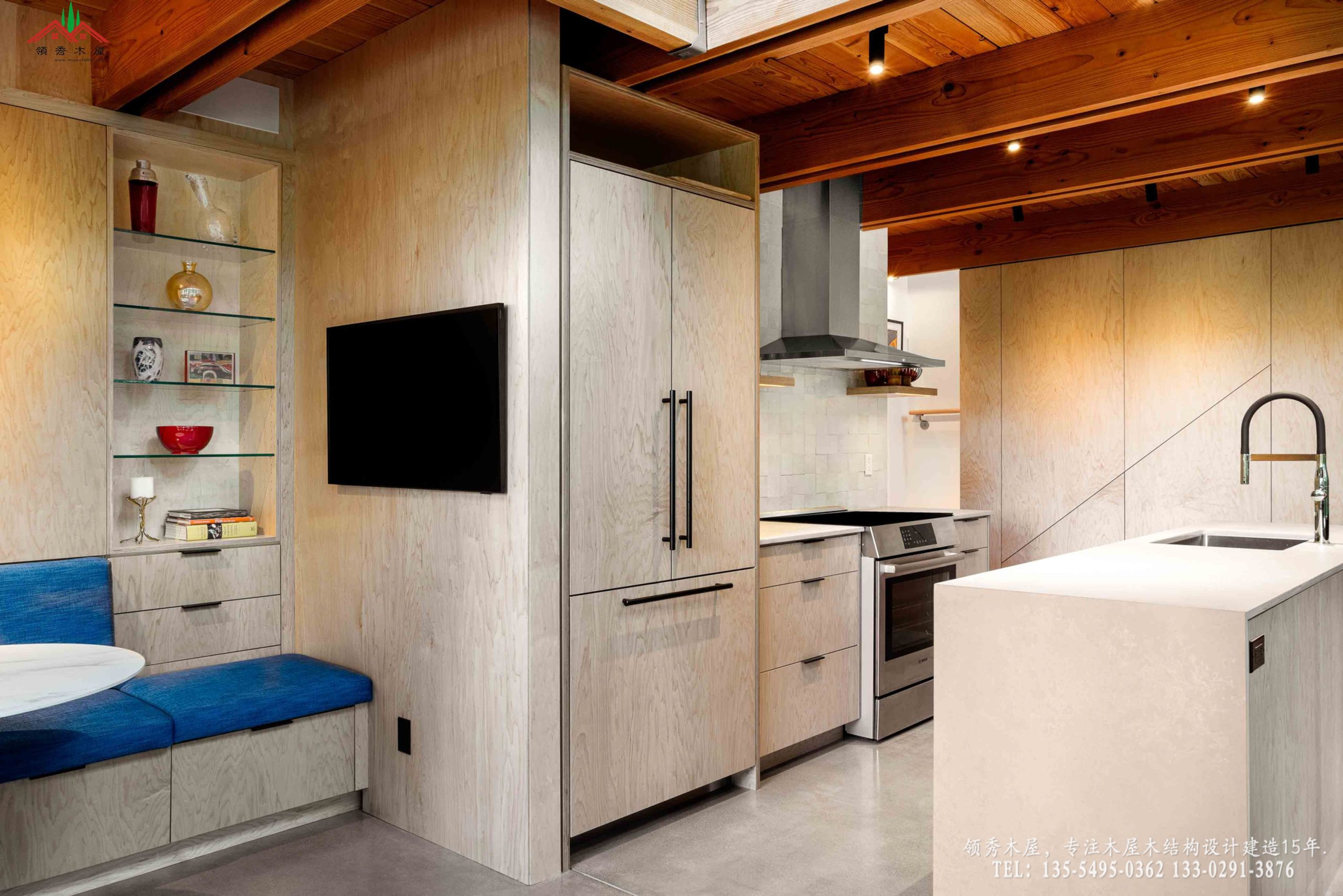 现代森林木屋-厨房特写02