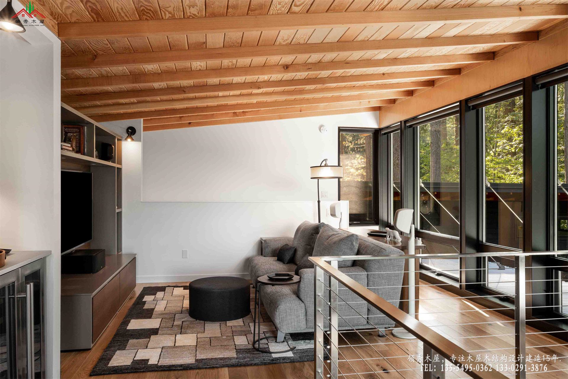 现代森林木屋-室内客厅特写02