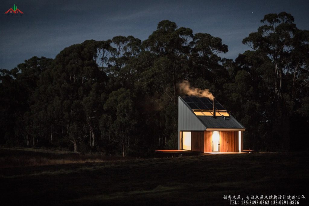微型度假木屋-夜景特写