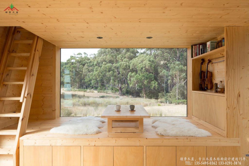 微型度假木屋-窗边榻榻米休闲区03