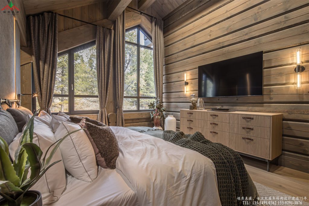 高端森林康养度假村全木质客房设计