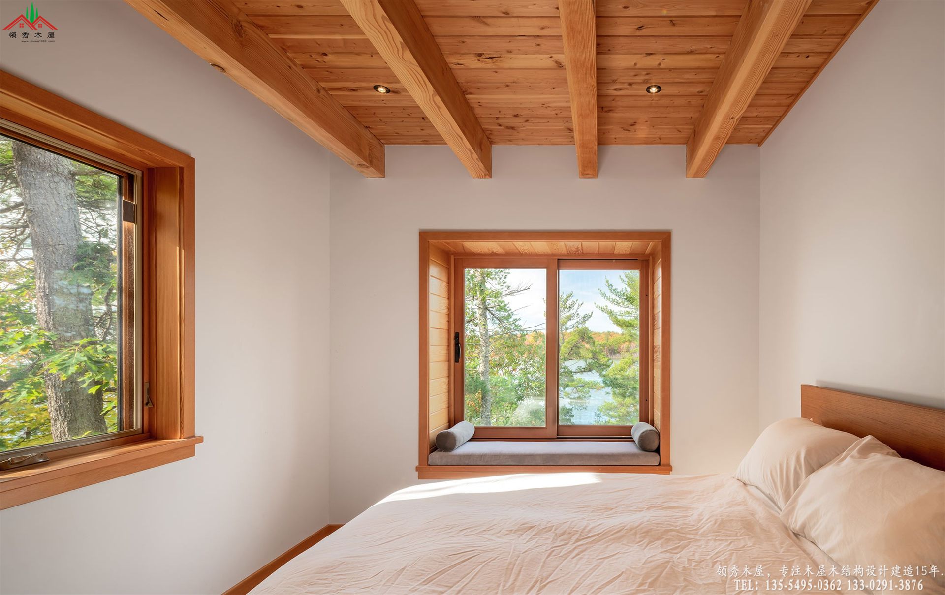 全景玻璃森林水岸木屋会所VIP套房